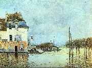 Alfred Sisley Flood at Pont-Marley China oil painting reproduction